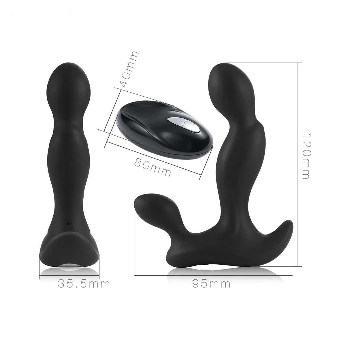 7 Modes Anal Vibrator Sex Toys for Men Remote Control Prostate Massager Powerful Male Plug Silicone Waterproof Products | Красота и