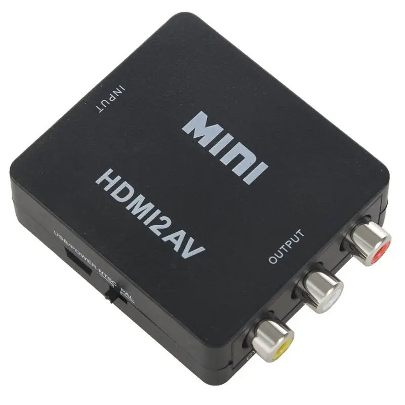 

Мини 1080P HDMI композитный к RCA Аудио Видео AV CVBS конвертер адаптер для HDTV