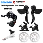 SENSAH EMPIRE 2x11 скоростные Переключатели скоростей для дорожного велосипеда, задний переключатель передач + кабель ONIRII, гидравлический дисковый тормозной суппорт Ultegra, новинка