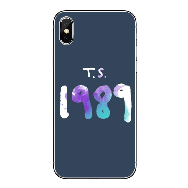 Для iPhone XR X XS Max 8 7 6s 6 plus SE 5s 5c 5 iPod Touch 1989 taylor Девушка Певица аксессуары чехол для телефона