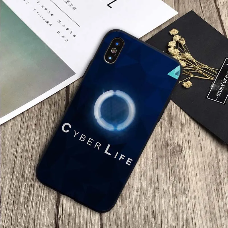 Detroit Be Human RK800 Connor чехол мягкий силиконовый черный ТПУ Телефон чехол для iPhone 6 6plus 7 8 plus 5 5S SE X XR XS Max
