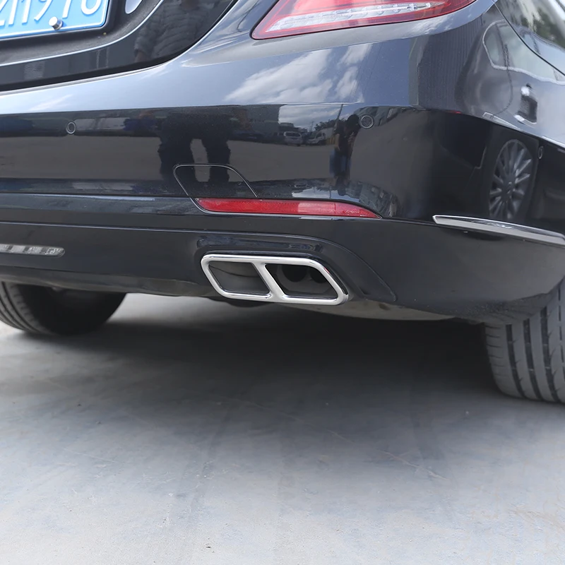 Стальная выхлопная Накладка для Mercedes Benz 13-15 GL Class X166 S R w222 w251 10-17 304 | Автомобили и