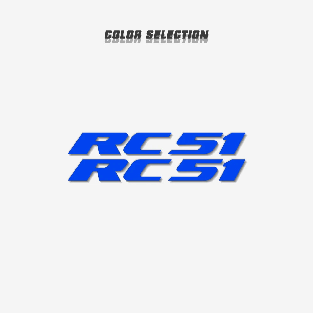 

New motorcycle bicycle fuel tank sticker wheel helmet MOTO waterproof reflective logo forHONDA RC51 rc 51