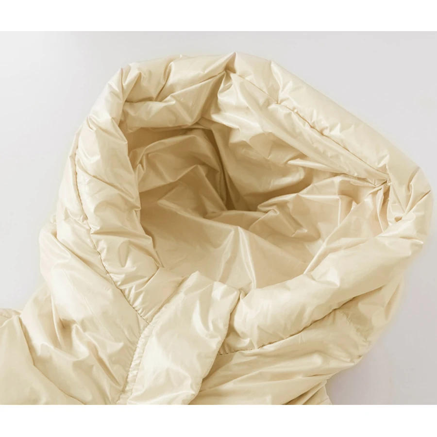 

Free Shipping 20 French Style Winter 90 duck down coats hooded collar love embroidery long loose fashion women puffer coats