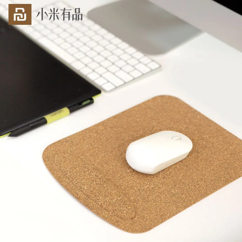 

Original Youpin Natural Cork Wristband Mouse Pad Fashion Smooth Anti Slip Waterproof Dirtproof Office Home Gamer PC Comfortable