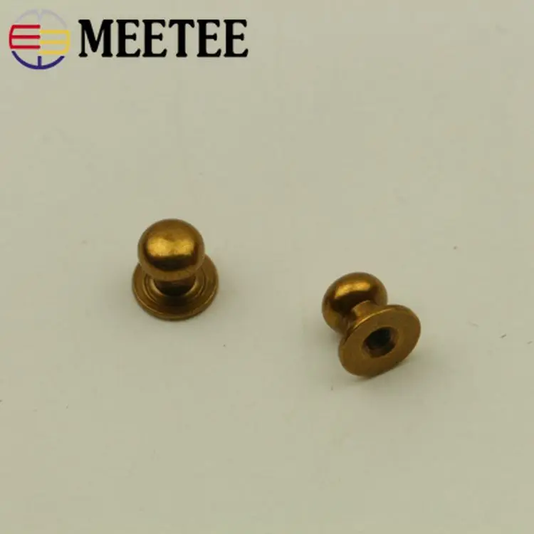 20 шт. круглые винтовые шпильки металлические пряжки кнопки гвозди заклепки