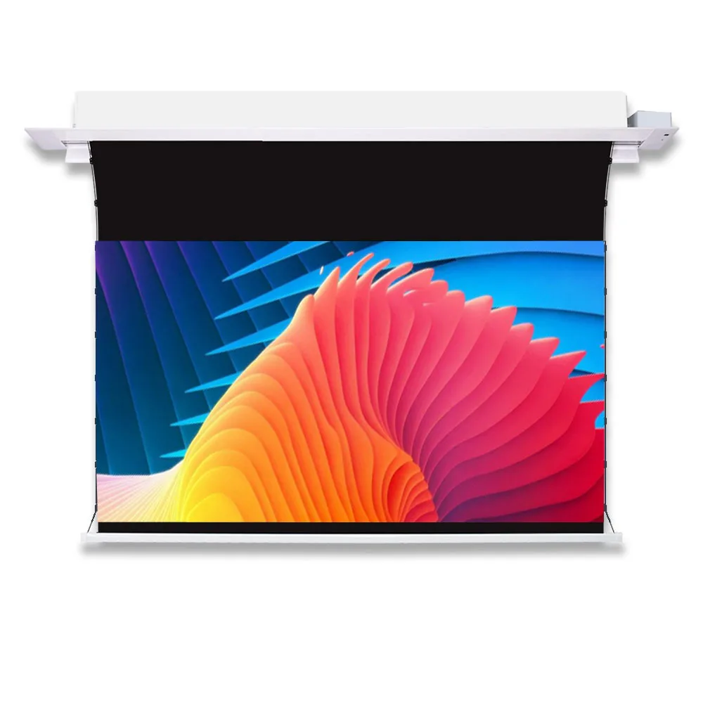 100 дюймовый Электрический проекционный экран моторизованный оптовая продажа для