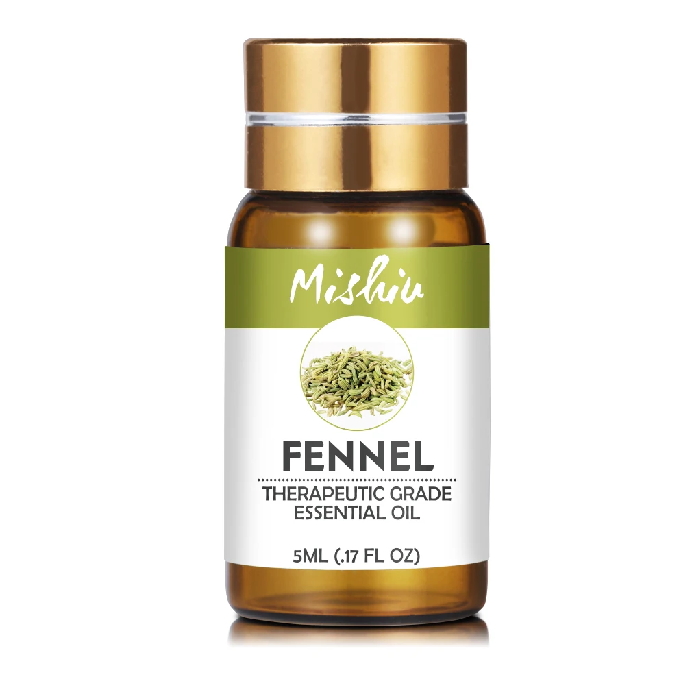 Mishiu 5 мл эфирное масло фенхеля увлажнитель воздуха освежающий ароматерапия уход