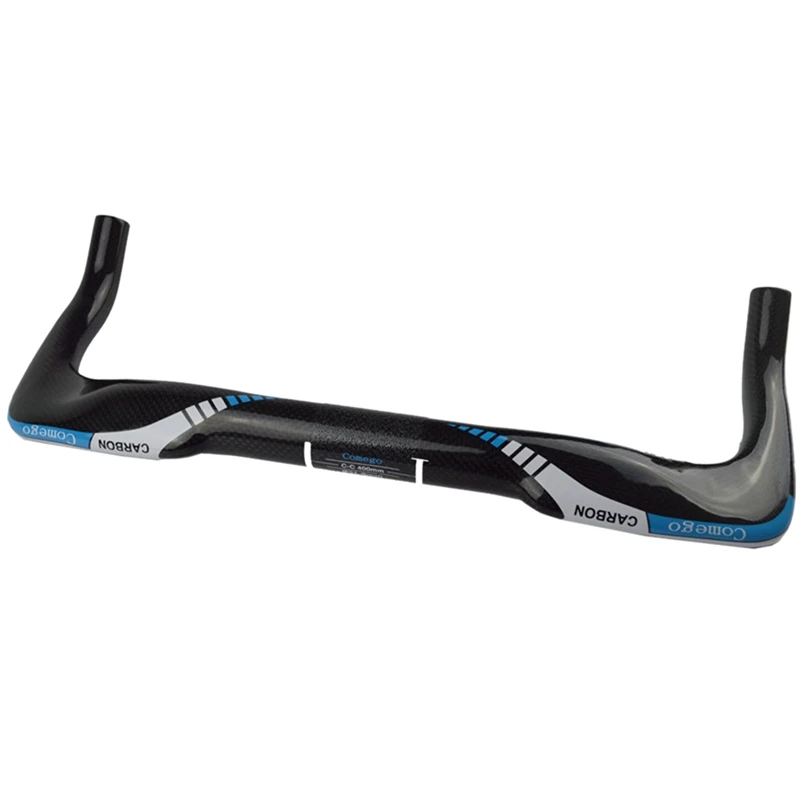 

Comego Carbon Aero Carbon TT Handlebar 31.8X380MM Time Trial Handlebar Track Bike Parts 3K Carbon