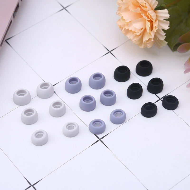 

Silicone Eartips Eargels Earpads Ear Tips Silicone Bud Compatible for Glaxy Buds Pro with Steel Mesh