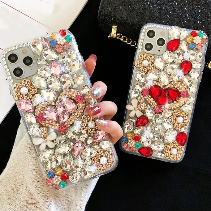 

Sunjolly for Samsung Galaxy S20 Plus Case S7 S8 S9 S10 S20 S21 Plus Ultra S10E S105G S10 Lite Phone Case Diamond Cover coque