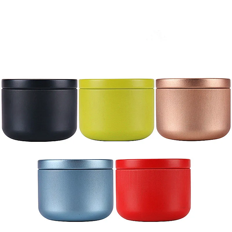 High Quality Tea Can Travel Portable Flower Packaging Sealed Cans Round Metal Sweetmeats Candies Kitchen Teaware | Багаж и сумки