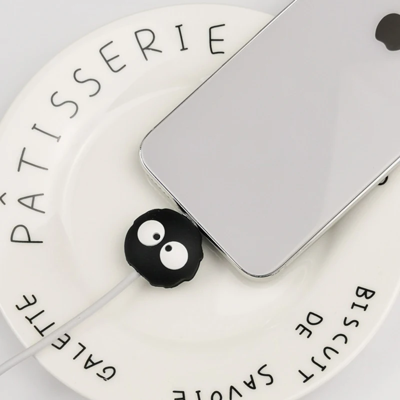 Милая защита кабеля в виде животного для Iphone Usb-органайзер держатель провода