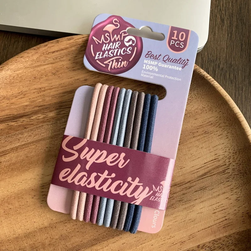 Женская однотонная резинка для волос ярких цветов| |