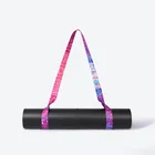 Ремень для коврика для йоги цветной регулируемый плечевой ремень для йоги ремень для переноски плечевого ремня для упражнений эластичный ремень для переноски