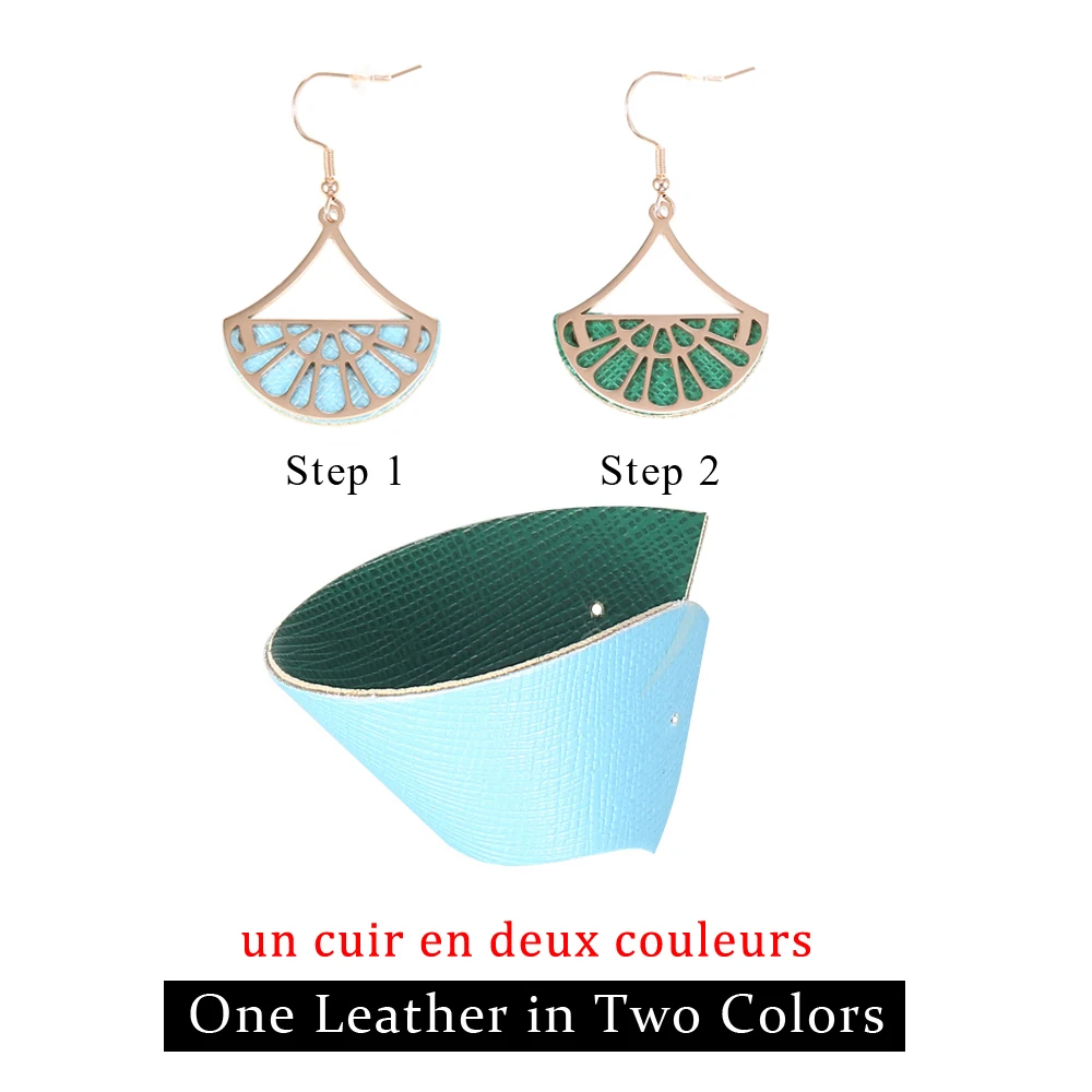 Модная сменная кожаная круглая капля серьга Висячие висячие серьги ювелирные