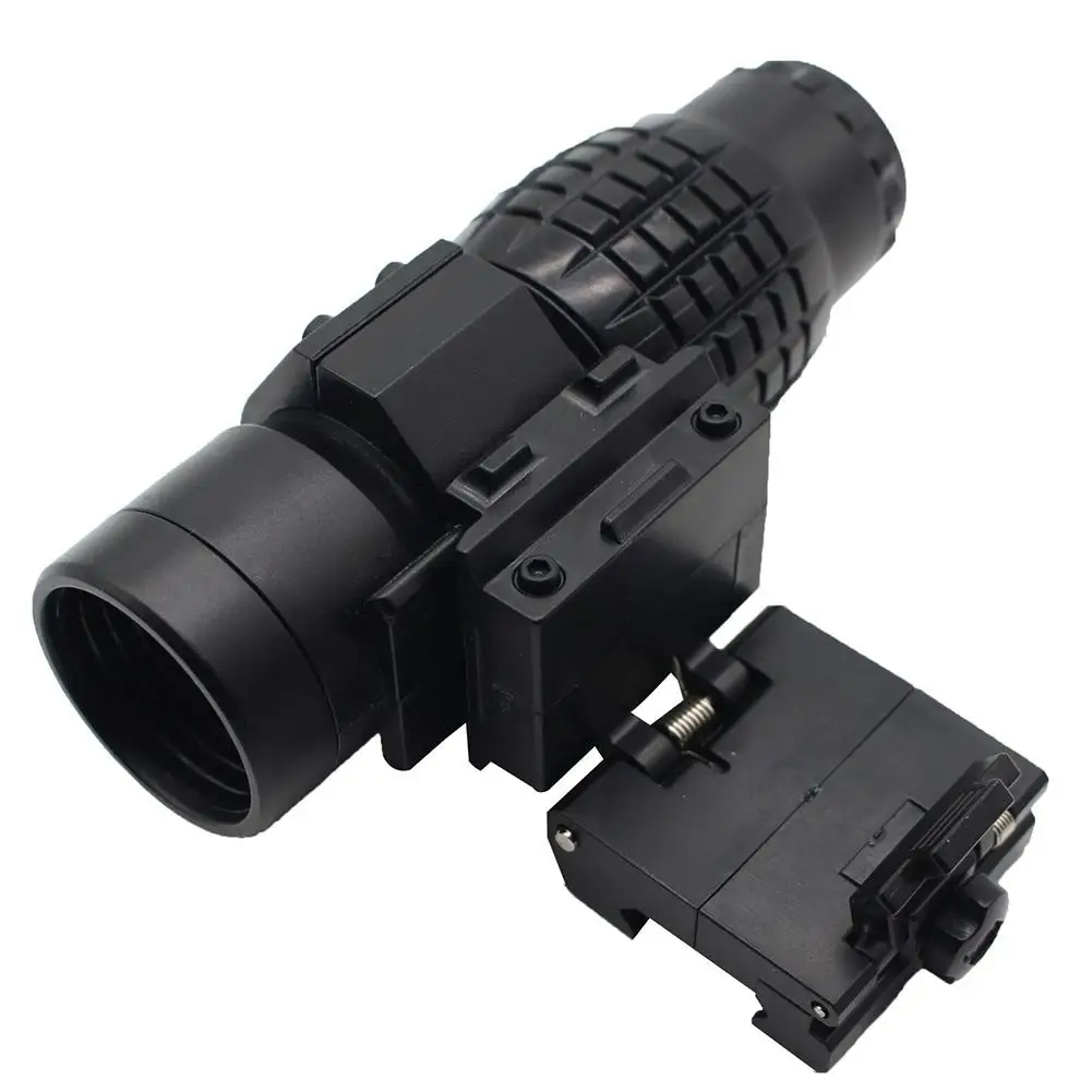 Пластиковый 3x увеличительный прицел для охоты подходит голографического и