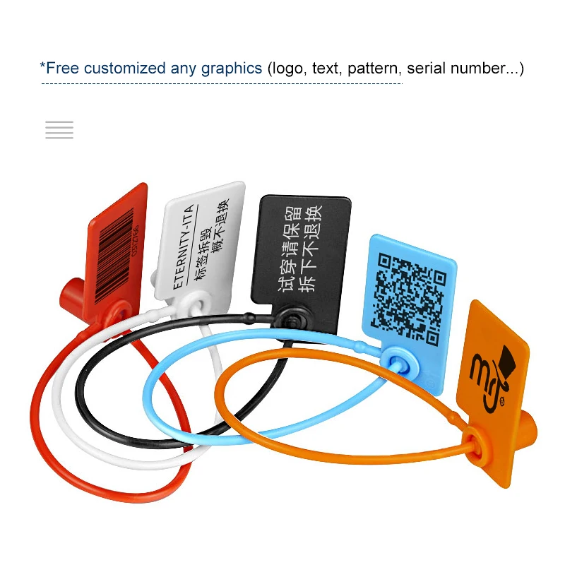 

MENGMAI 100 Custom Logo Plastic Tag Disposable Personalized Security Brand Printed Garment Shoes Clothes Hang Label 170mm/6.7''