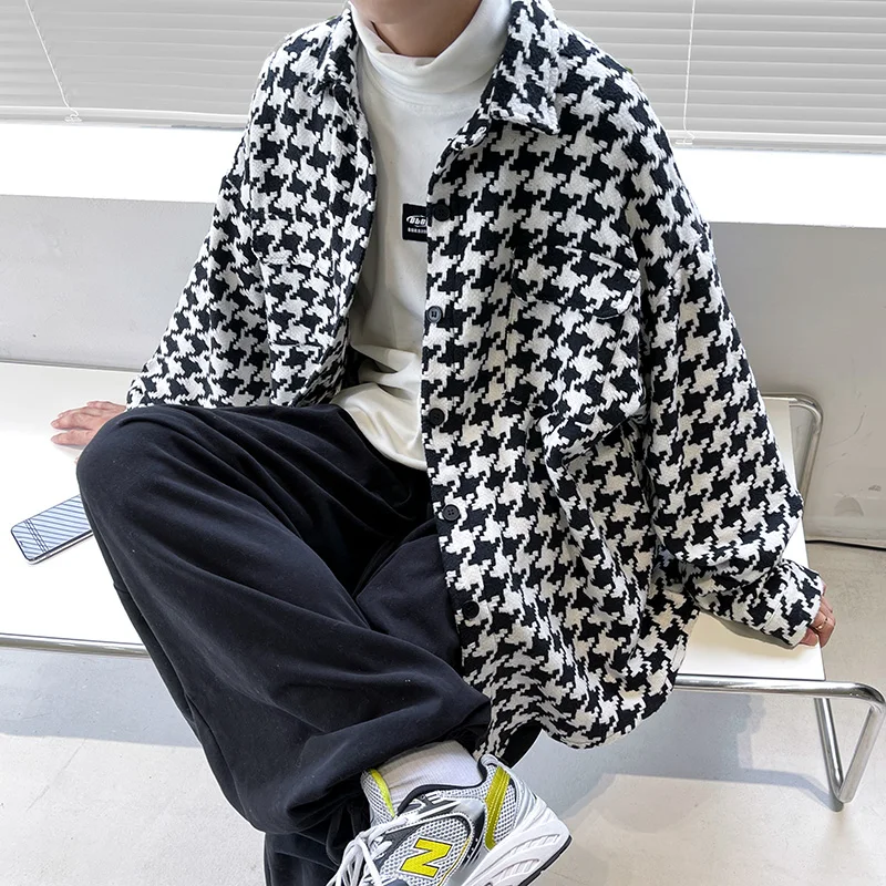 

2021 Brand clothing Men Casual Fashion Jackes Male High-Grade Lapel Casual Jacket/Man loose Leisure coat