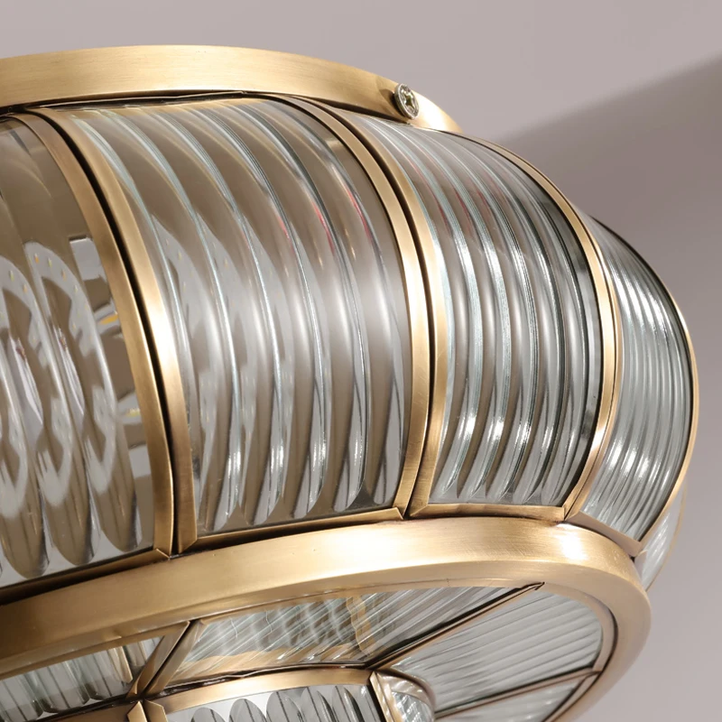Современная хрустальная круглая Золотая люстра FKL светодиодный светильник для