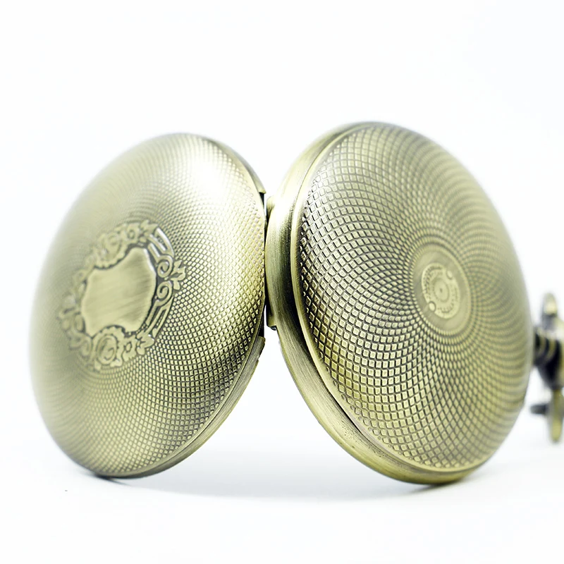 Винтажные дизайнерские Механические карманные часы с автоподзаводом изысканная