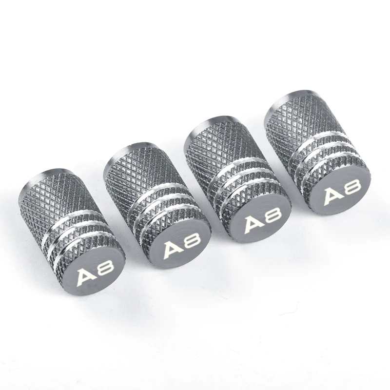 4 шт. колпачок клапана для автомобильных шин из алюминиевого сплава аксессуары Audi