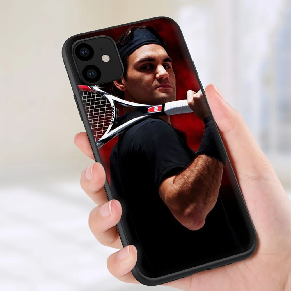 Мягкий силиконовый чехол для телефона Роджер Федерер чехол для iPhone 5 5S SE 6 6S 7 8 plus X XR XS 11 Pro Max - Цвет: B8