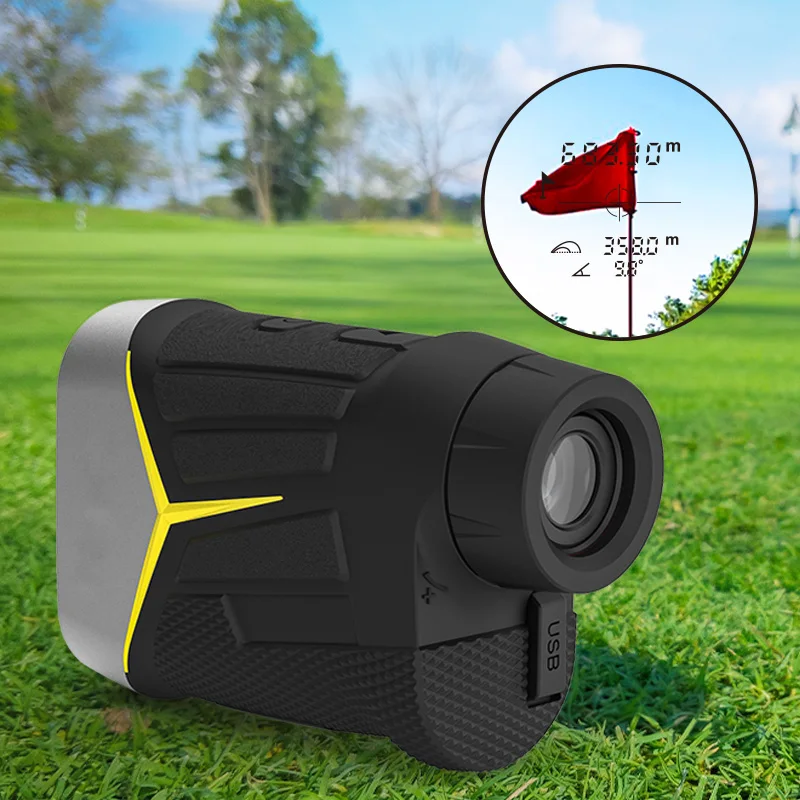 MiLESEEY PF2H Laser Rangefinder 600M Monocular Telescop Smart Distance Meter Golf Range Finder For Hunting,Golf Sport