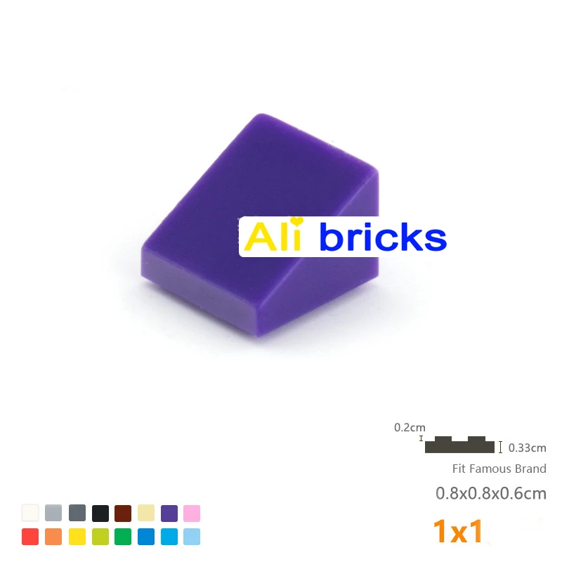 400 шт. Детский конструктор Радуга 30 ° 1x1x54200