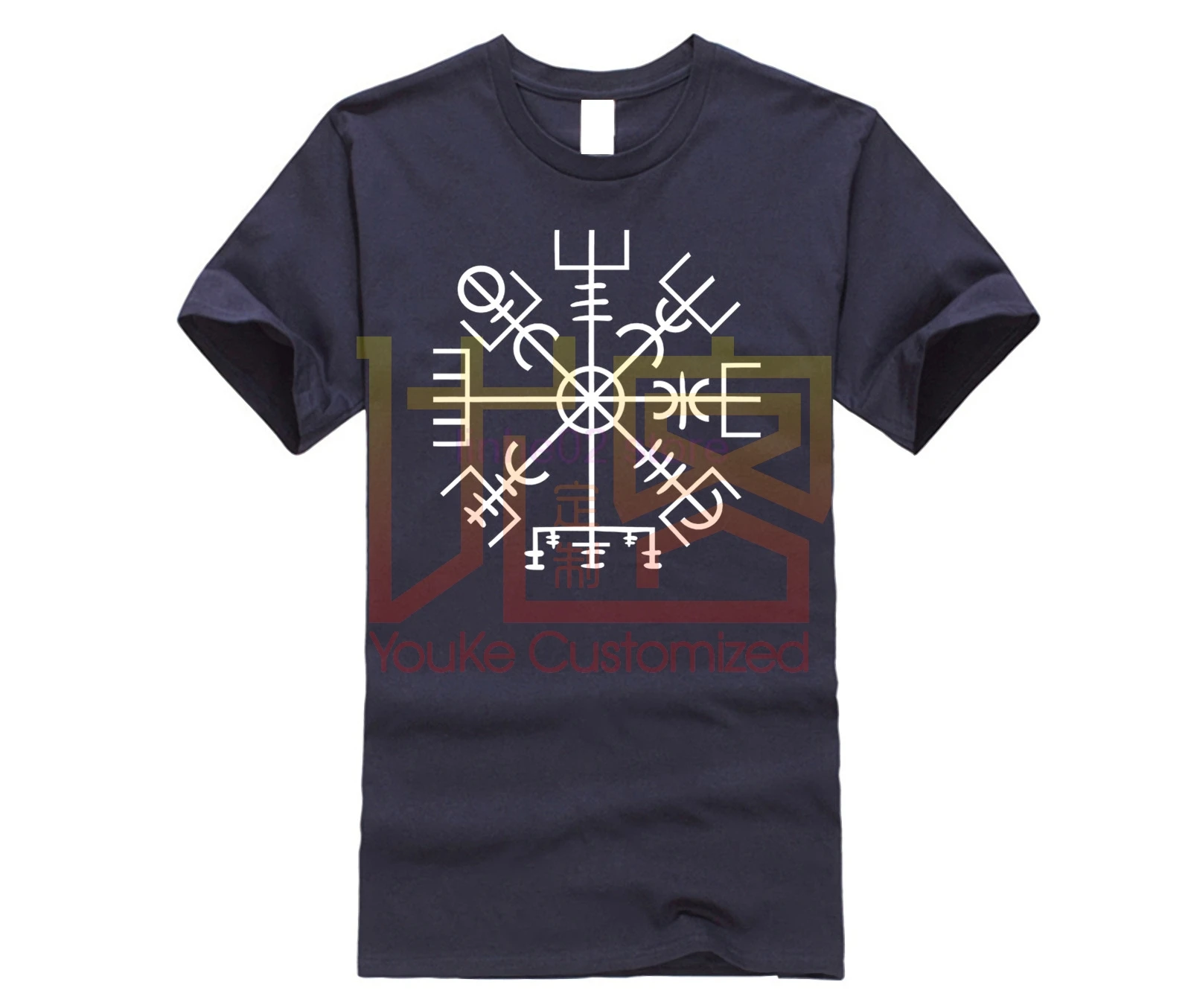 Vegvisir футболка с компасом викингов альтернативная одежда Odin Скандинавская