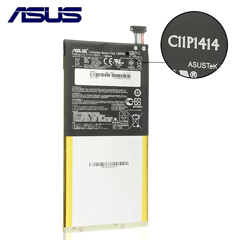 Оригинальный аккумулятор C11P1414 4170 мАч для ноутбука Asus ZenPad 8 0 Power Case CB81 Z380 Series
