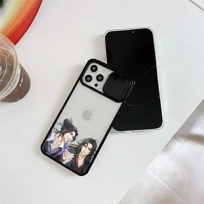 

Mo Dao Zu Shi MDZS Anime Phone Case For iPhone 12 11 8 7 se 2020 mini pro X XS XR MAX Plus Transparent Camera Protection Cover