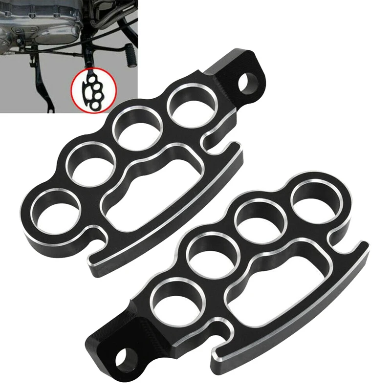 

Motorcycle Aluminum Knuckle Control Foot Peg Foot Pedal for Softail Sportster Touring TU2