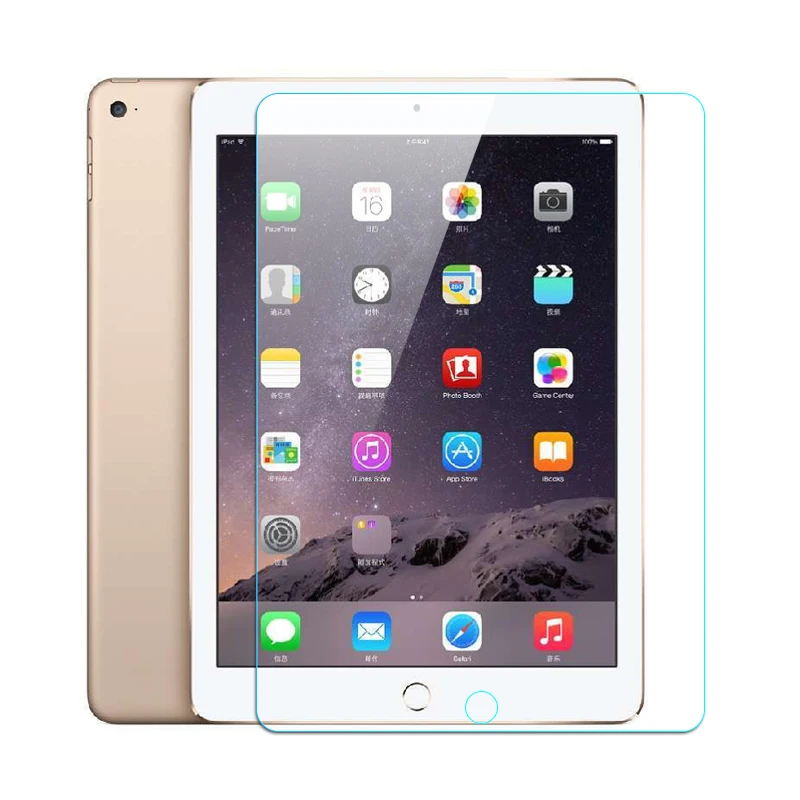 Закаленное стекло для iPad 2 3 4 / Air Pro 9 7 10 5 11 Mini 1 5/9 2017 2018 5th 6th 7th защита экрана|cover