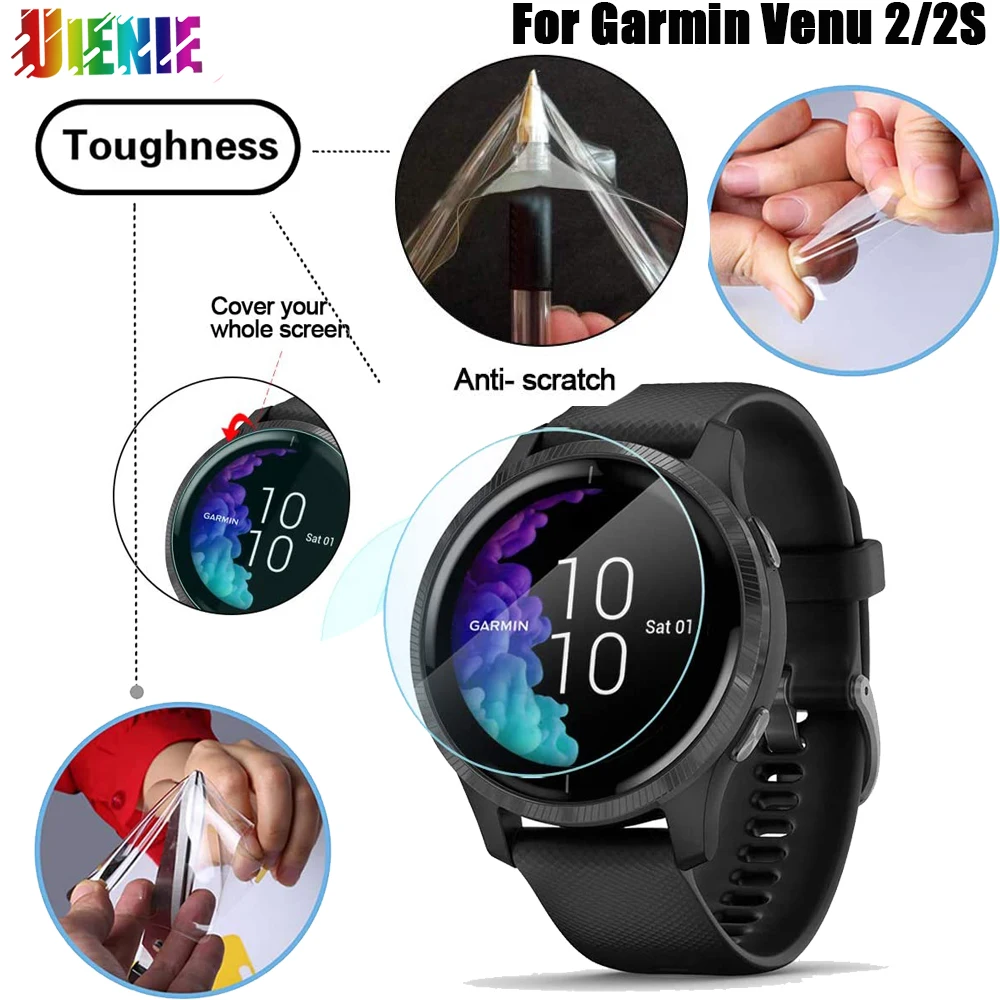 

2PCS Soft Watch Hydrogel Film For Garmin Venu 2 Smart Watch Water-proof Film For Garmin Venu 2S Hydrogel Film Accessories