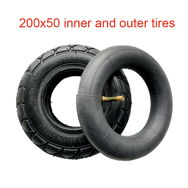 Бескамерная шина для скутера 200x50 без плоской подошвы бритвы 200X50 (8X2) E100 E150 E175 E200 |