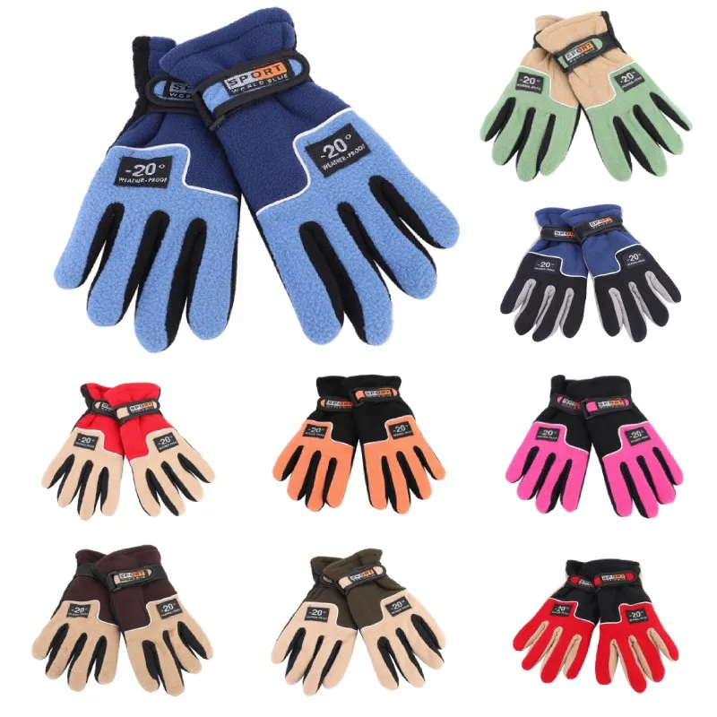 Зимние перчатки для сноуборда ветрозащитные катания на лыжах теплые защитные