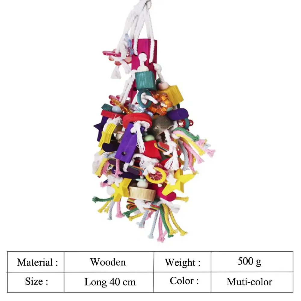 Игрушки для птиц игрушка жевания клетка попугаев игрушки укуса деревянный блок