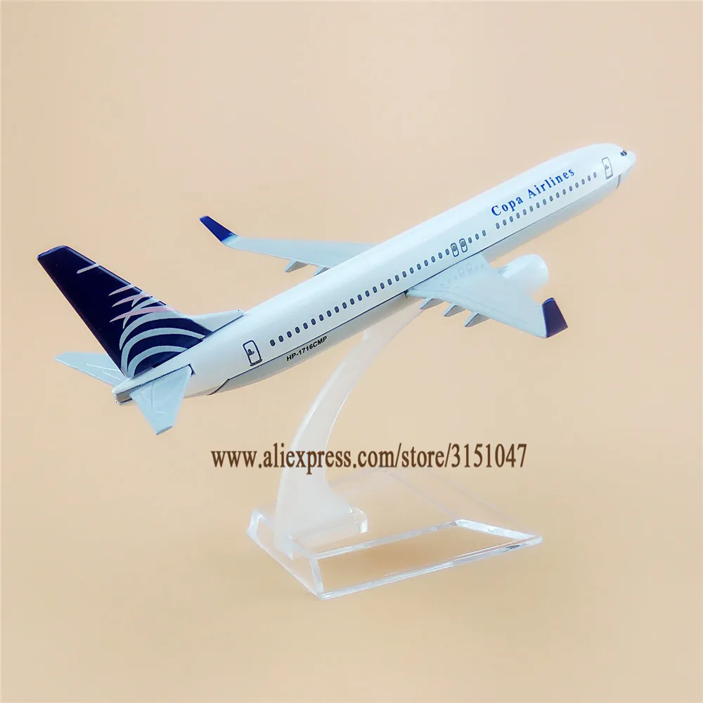 Модель самолета из металлического сплава авиакомпании Copa B737 модель Боинг 737 со