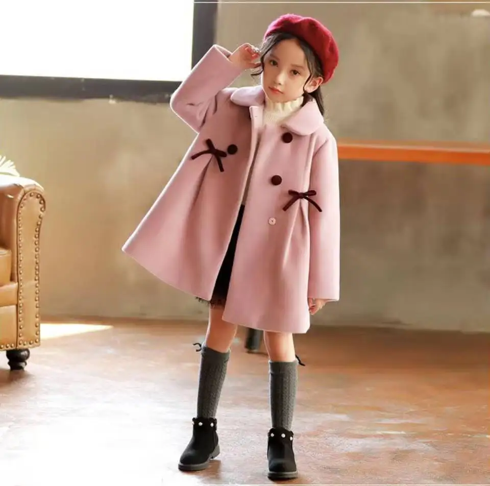 

Новинка, Симпатичные куртки для маленьких девочек, пальто для осени и зимы 2019, тренчкот для девочек, детская верхняя одежда для девочек, ветр...