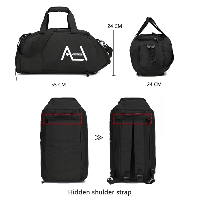 Большая спортивная сумка для мужчин легкие спортивные сумки спортзала женщин и