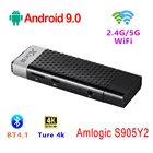 Android 9.0 TV Box Smart 4K X96S S905Y2 DDR3 4 ГБ 32 ГБ X96 Mini PC TV Stick 5G WiFi BT 4.0 TV Dongle Media Player