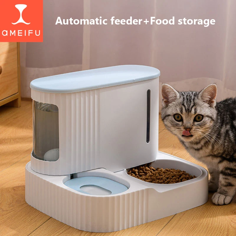 3L кормушка для кошек корм сухой кошки миска гурме автоматическая комушка