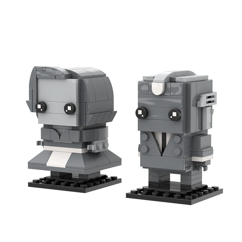 Конструктор MOC Brickheadz стеллаж персонаж из фильма имидж алый ведьма идея для