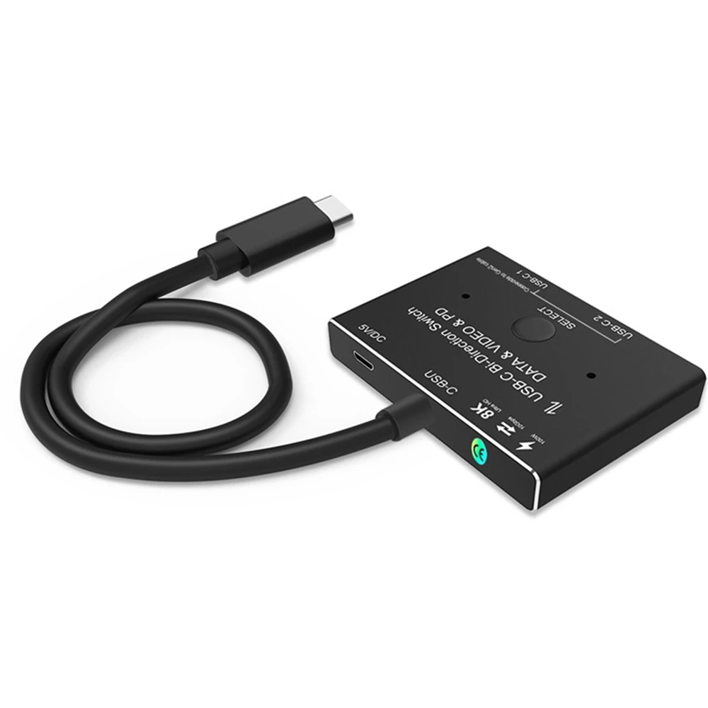 1x2/2x1 USB C KVM двухсторонний переключатель 3 1 разветвитель для передачи данных и