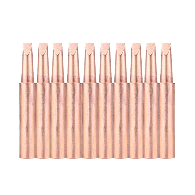 

10pcs/lot Lead-Free Soldering Iron Tips Replacement 900M-T-3.2D Solder Iron Tips Head For BGA Soldering Station Welding Tool