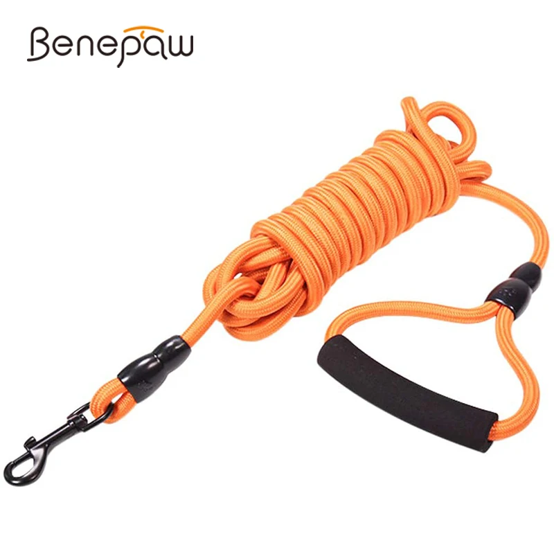 Benepaw Strong Dog Leash Rope Comfortable Foam Handle Training Pet Leash For Small Medium Large Dogs Swimming Camping Backyard