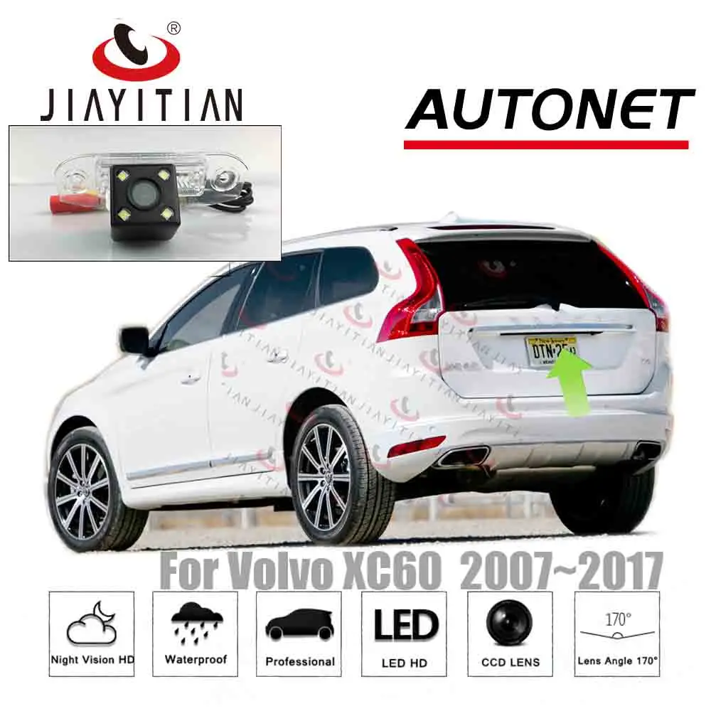 Камера заднего вида JiaYiTian для Volvo XC60 xc 60 2007 ~ 2017 камера вида/CCD/камера ночного