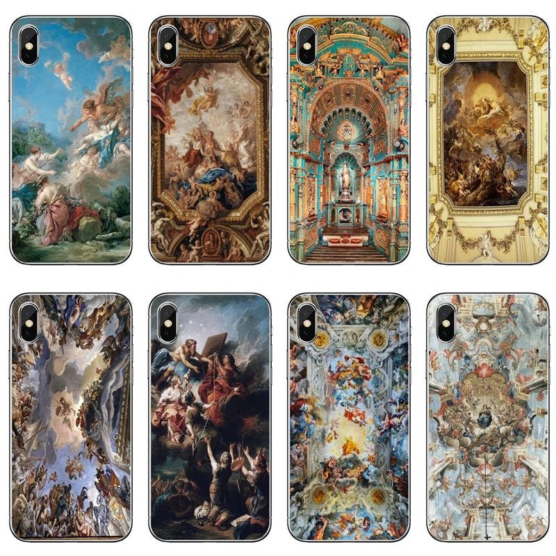 Силиконовый чехол для телефона в стиле барокко Samsung Galaxy A71 A70 A60 A51 A50 A41 A40 A31 A30 A20E A21S