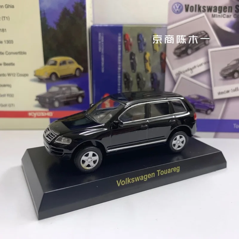 

1/64 KYOSHO Volks wagen VW Touareg SUV BLACK Collection of die-cast alloy car decoration model toys